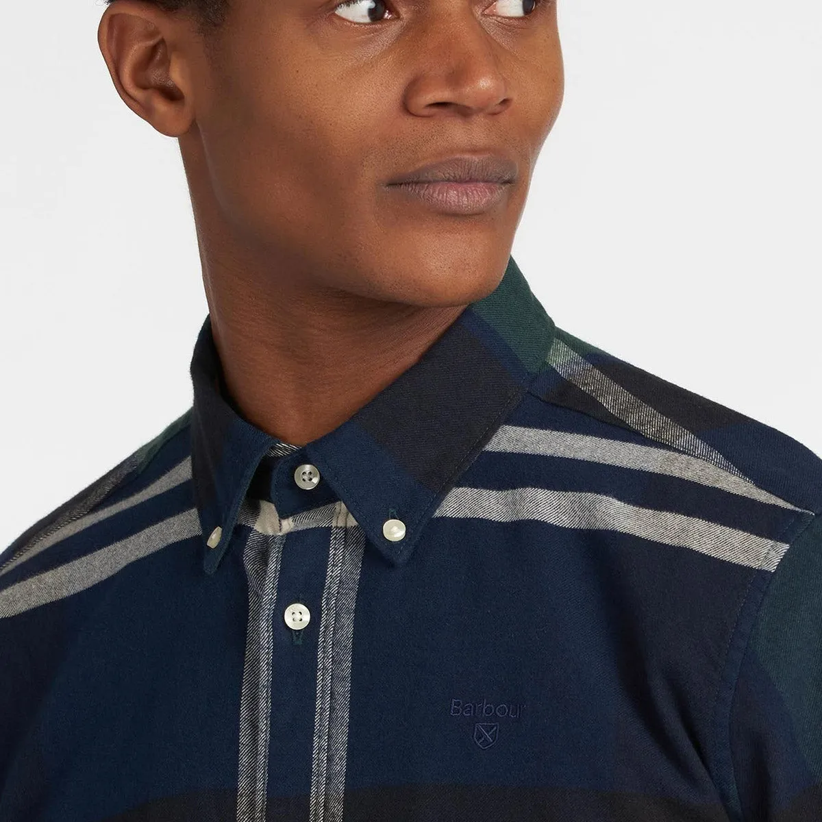 Barbour - Iceloch Tailored Fit Shirt in Seaweed Tartan Sport Flex Fit Trendy popularity