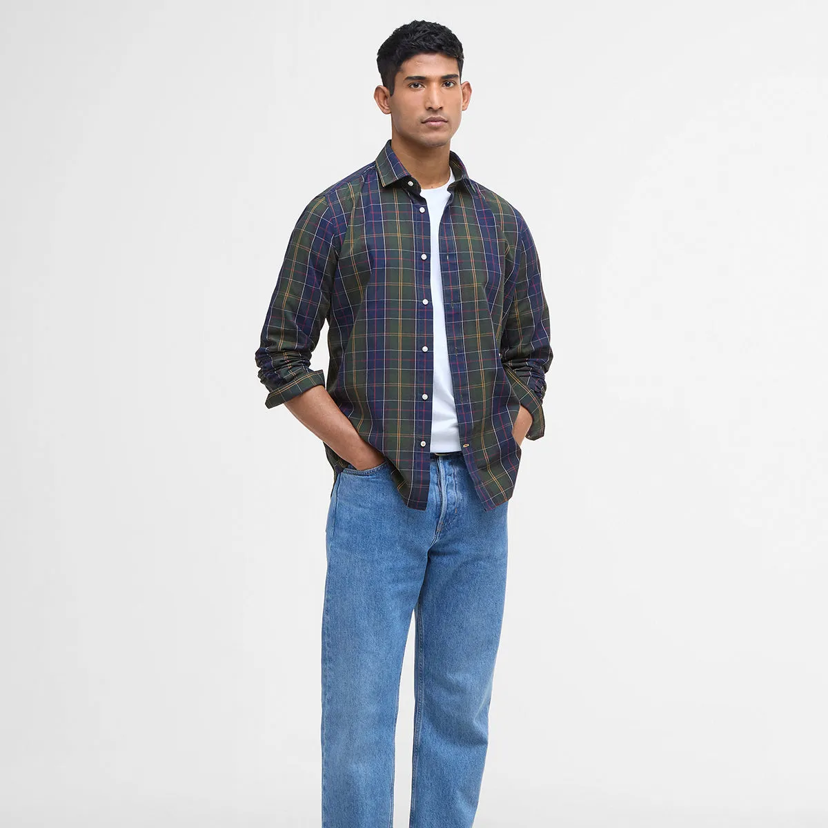 Barbour - Kenton Tailored Shirt in Classic Tartan All-Purpose Wear Minimal Fit