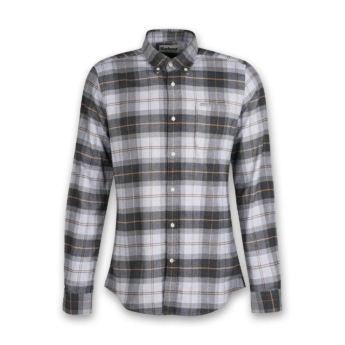 Slim Waist Comfy Casual Wear Barbour - Kyeloch Tailored Fit Shirt in Greystone