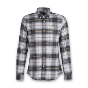 Slim Waist Comfy Casual Wear Barbour - Kyeloch Tailored Fit Shirt in Greystone