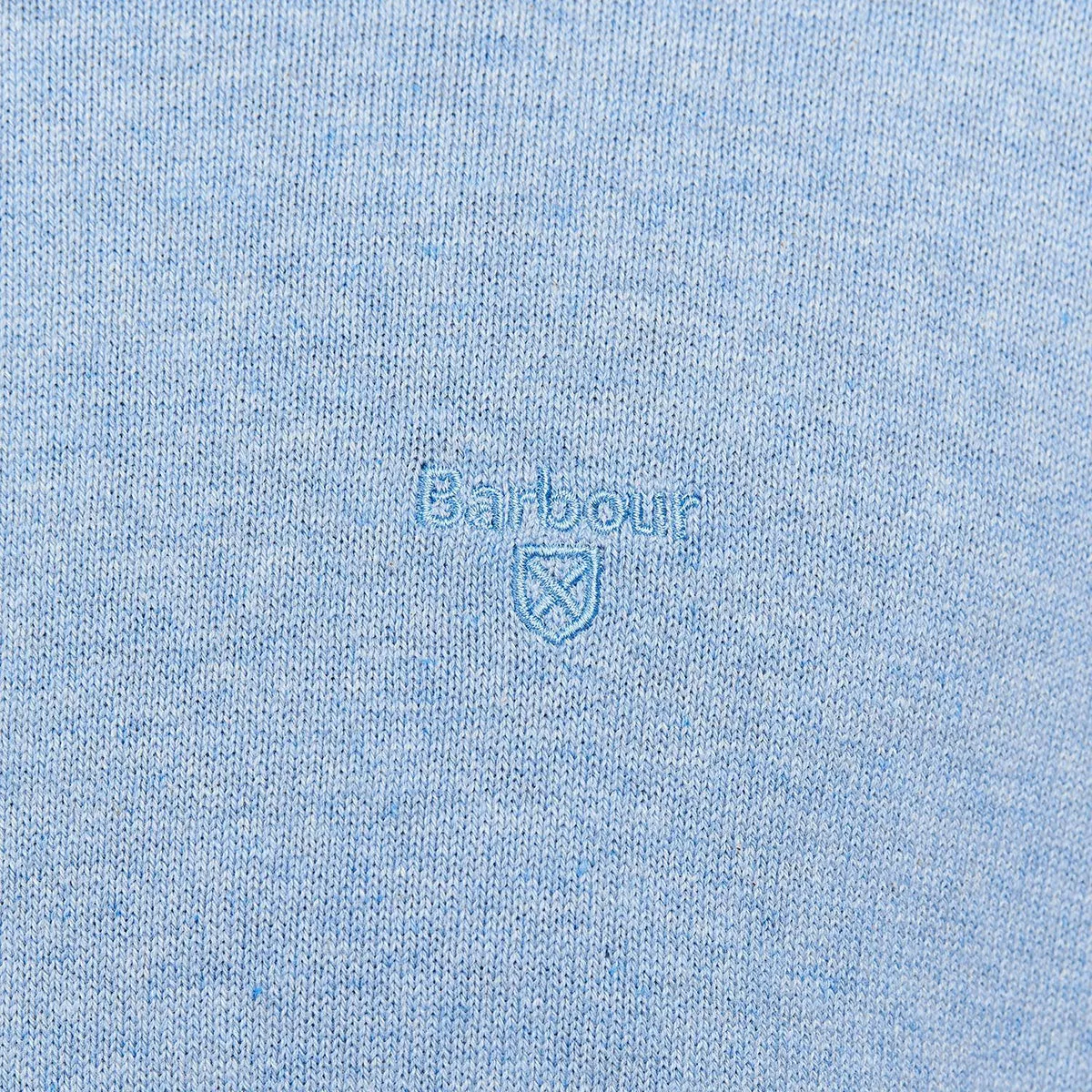 sports performance Barbour - Pima Cotton Crew Neck Jumper in Dark Chambray