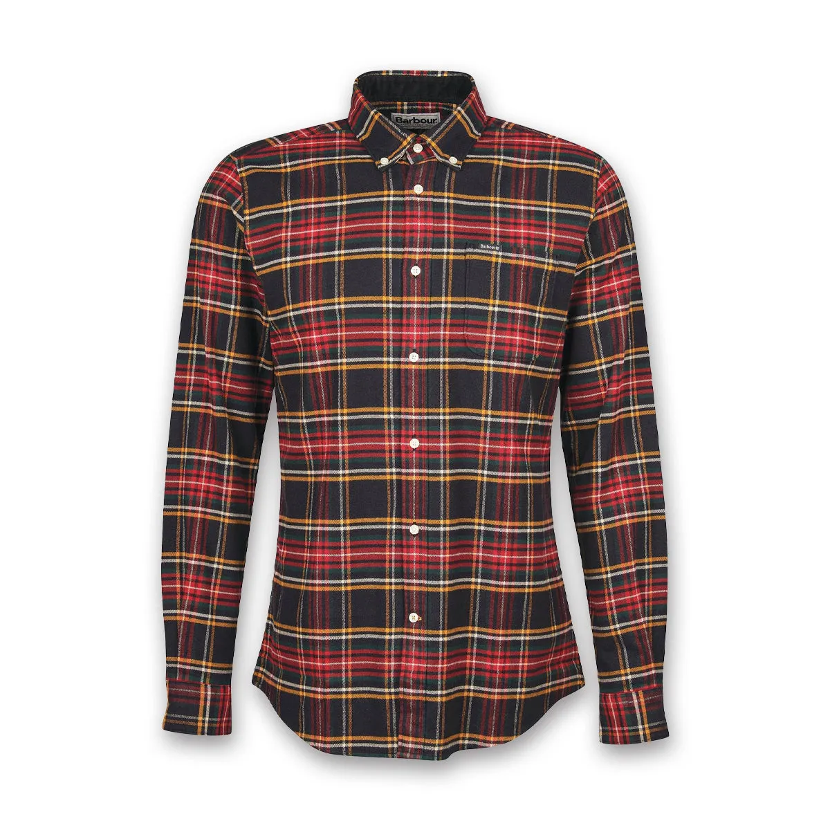 Casual Essentials Wear Barbour - Portdown Tailored Fit Shirt in Winter Black