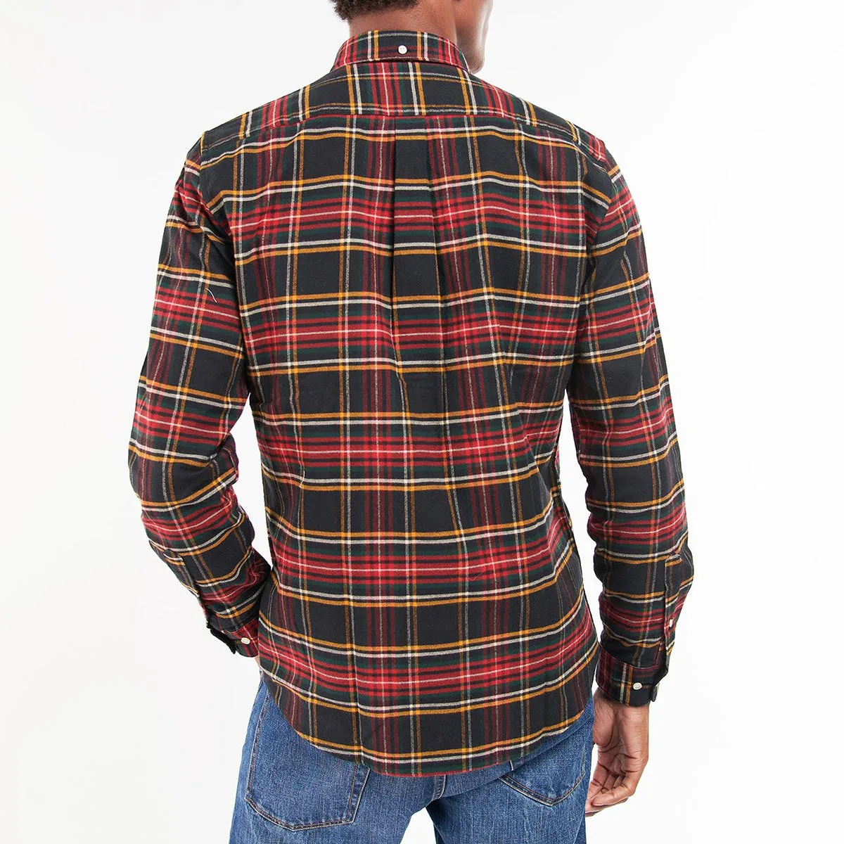 Barbour - Portdown Tailored Fit Shirt in Winter Black Airflow Ventilation Design