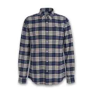 Barbour - Swinton TF Shirt in Navy Trendy Look Fresh Outfit