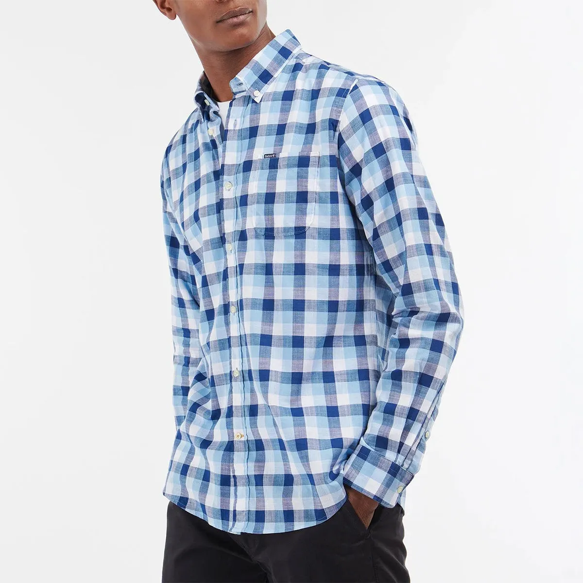 Trendy popularity Barbour - Wardlow Tailored Fit Shirt in Blue