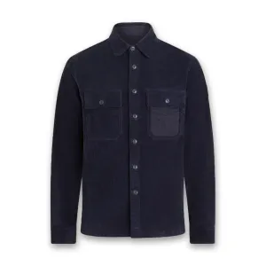 Urban Fit Belstaff - Fallgate Cord Shirt in Dark Ink