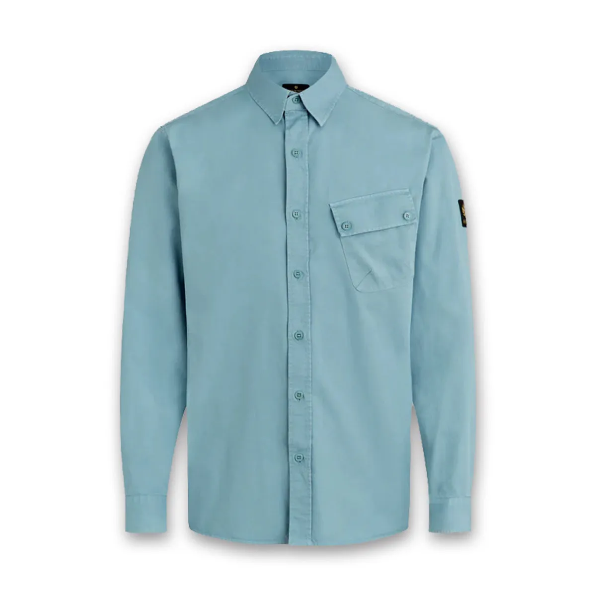 Belstaff - Pitch Shirt in Arctic Blue stain resistant coating Easy Wear