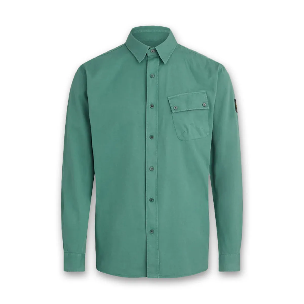 Belstaff - Pitch Shirt in Faded Teal Chic Casual Wear