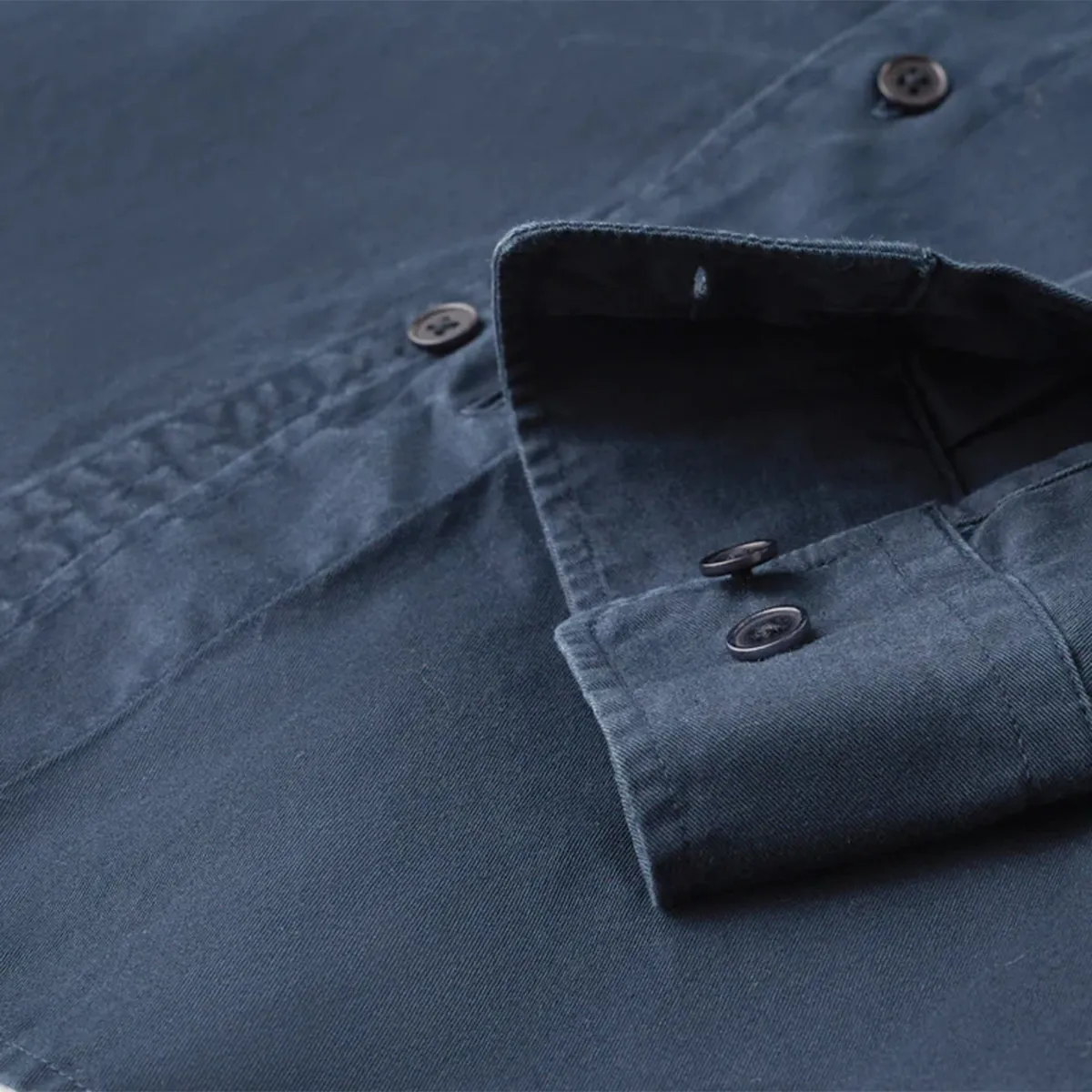 Belstaff - Scale Garment Dyed Shirt in Dark Ink Fashion Essential Easy-to-Match