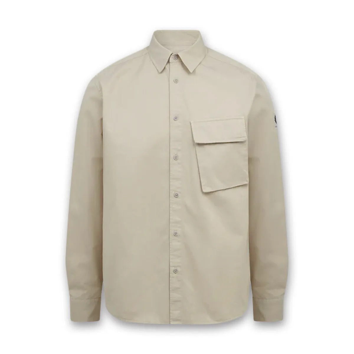 Belstaff - Scale Shirt in Stone Beige Outdoor Smart Comfy Pieces