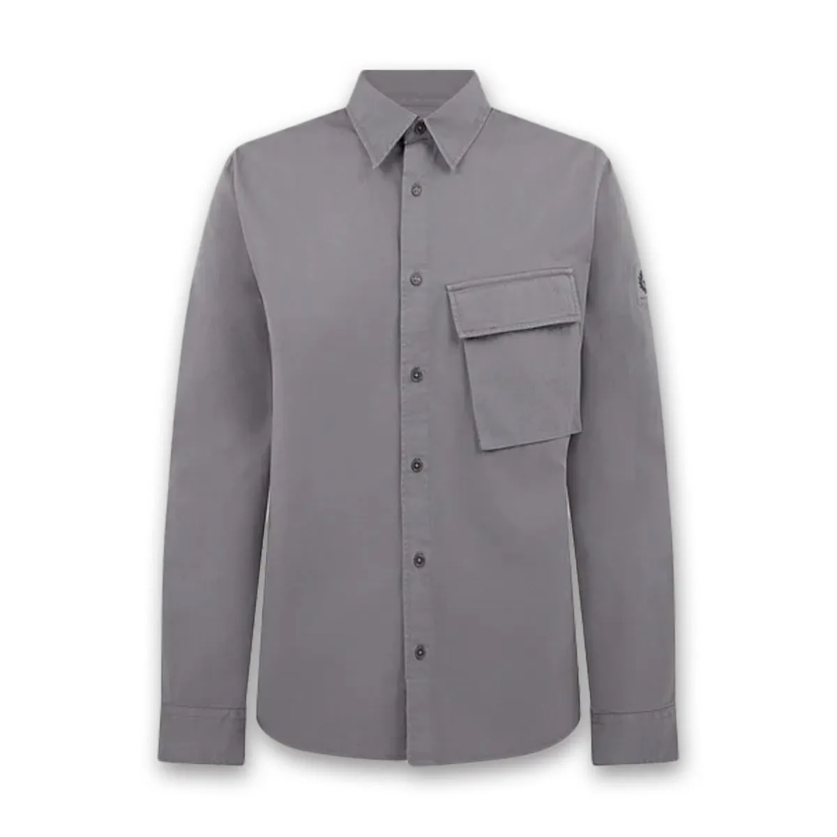 Flexible Fit Fun and Relaxed Belstaff - Scale Shirt in Tornado Grey