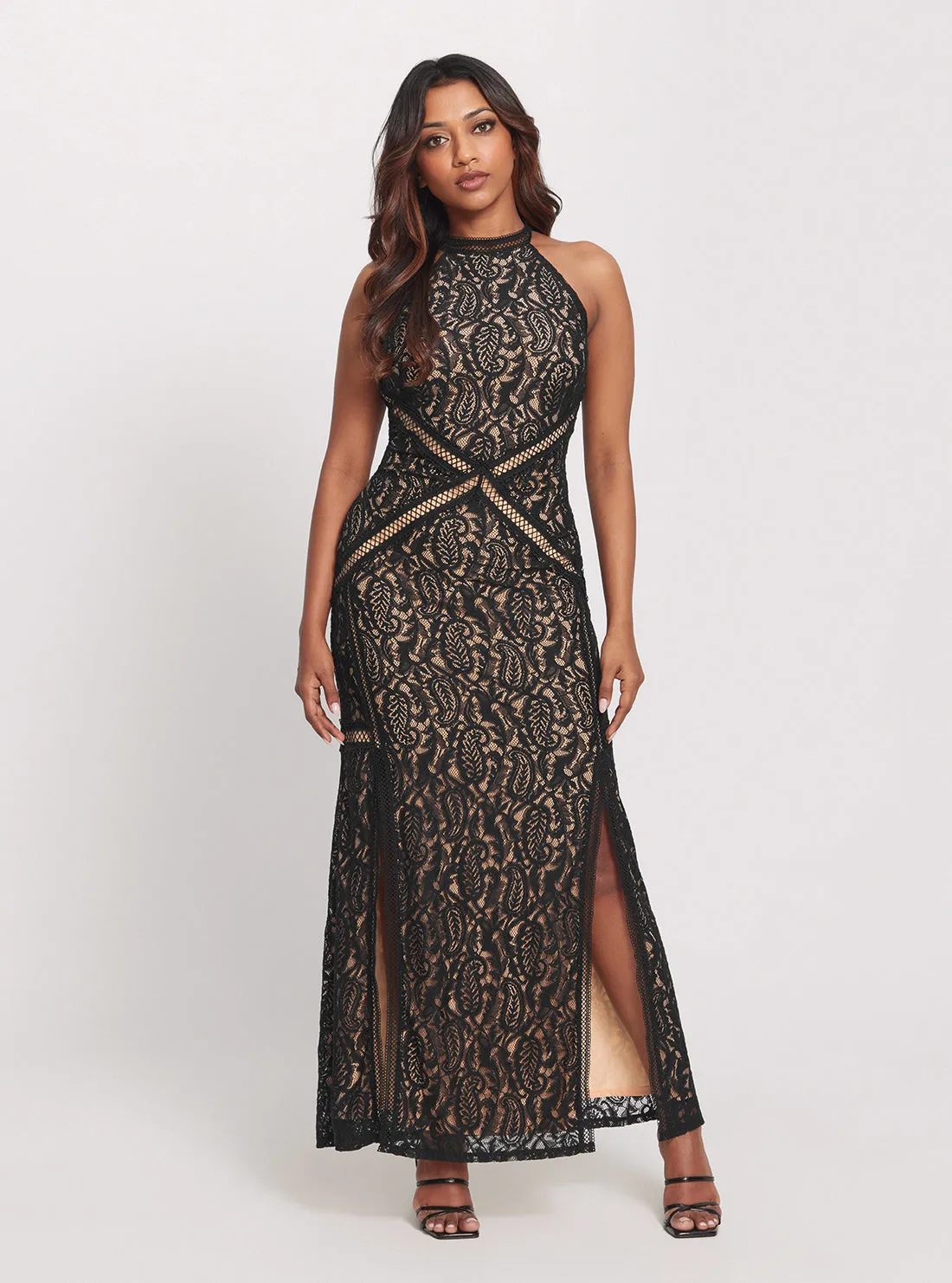 Polite Vibe Black New Liza Maxi Dress