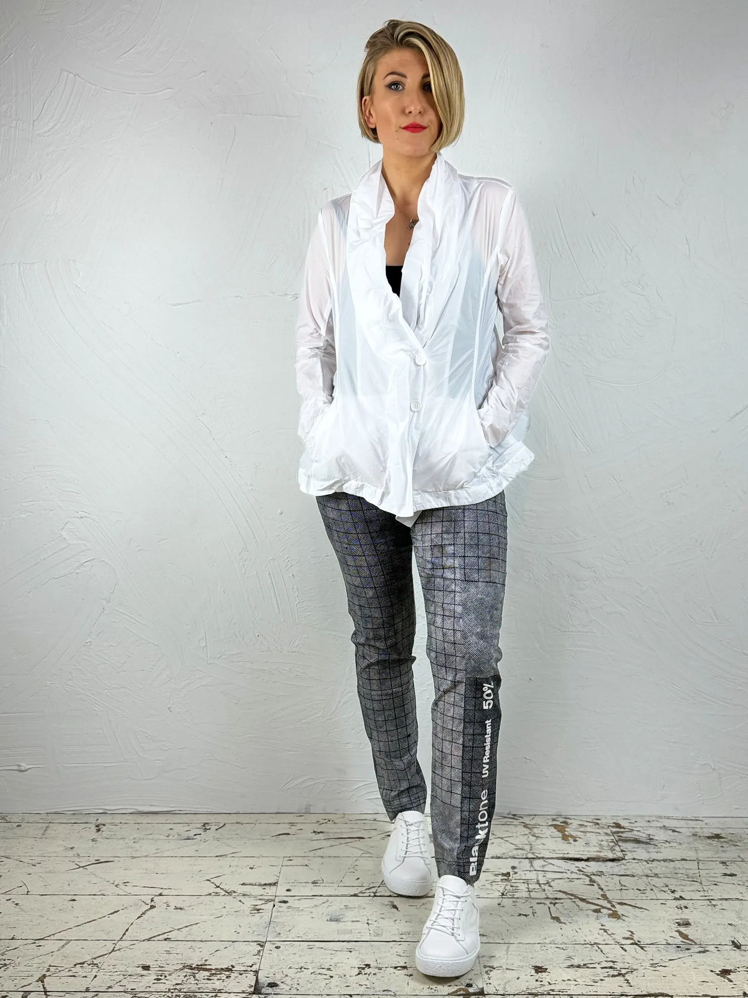 Relaxed Fit Utility Ready Black Print Trousers '3440105'