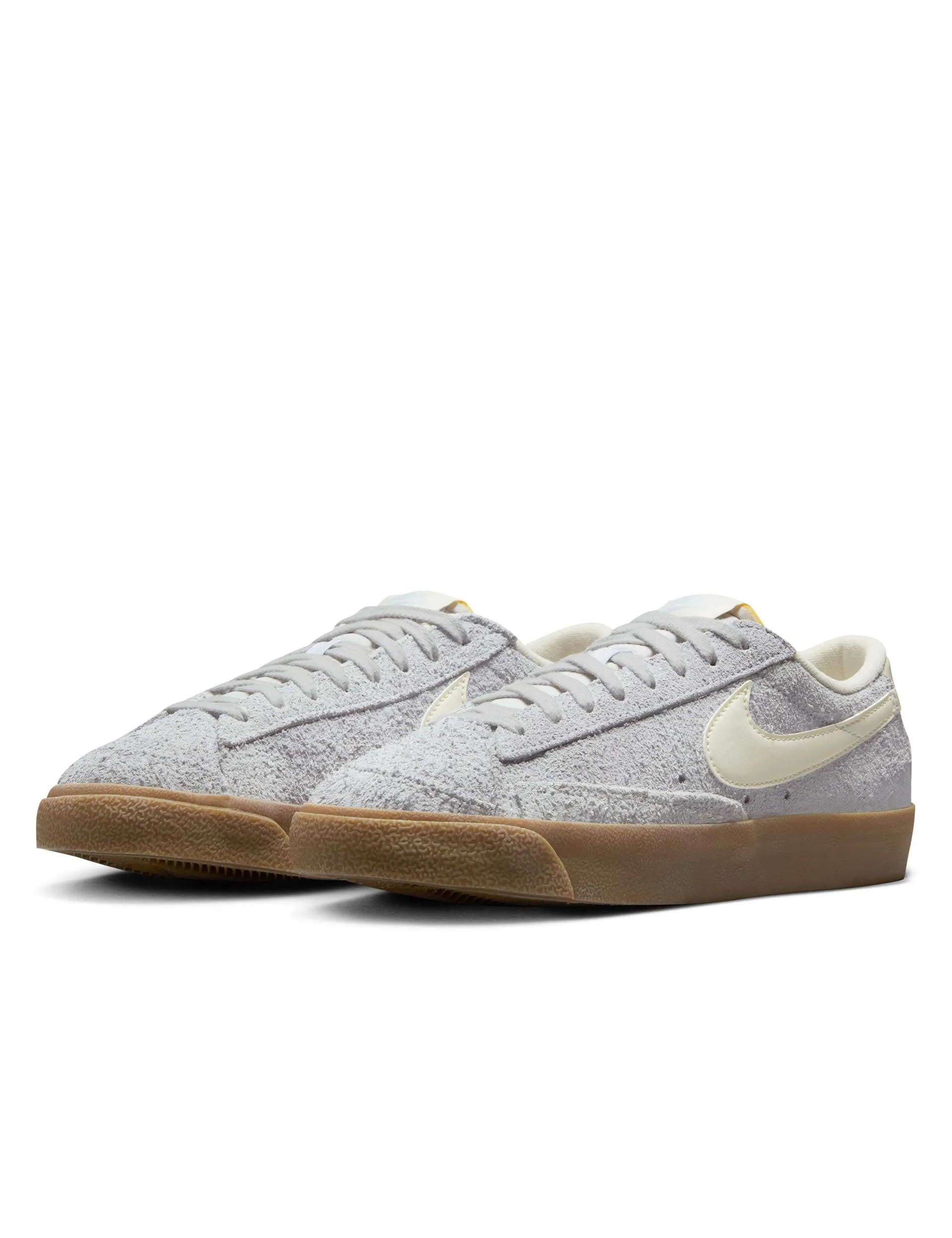 Mixed Texture Blazer Low '77 Vintage Shoes - Football Grey/Pale Ivory/Gum Light Brown