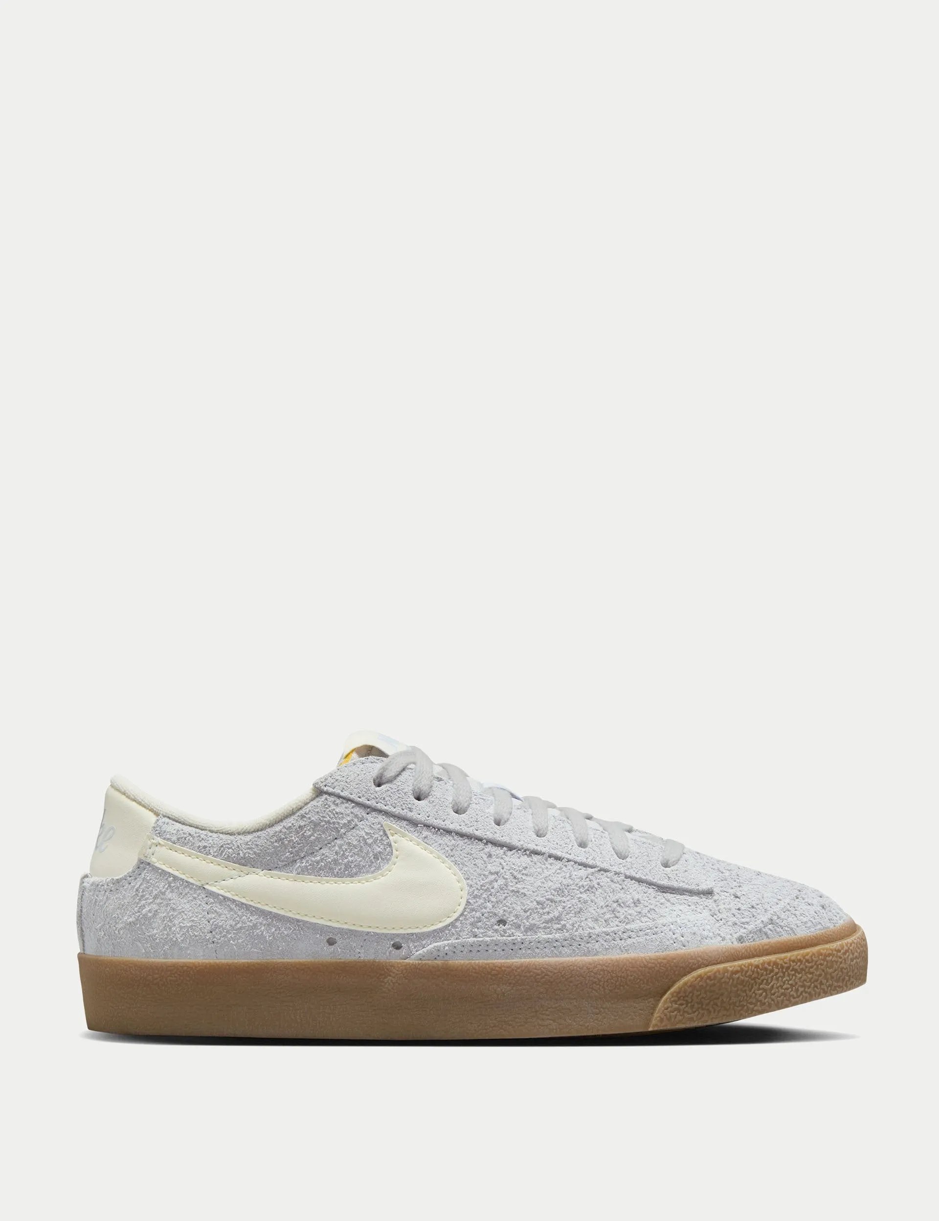 Simple Pair Blazer Low '77 Vintage Shoes - Football Grey/Pale Ivory/Gum Light Brown