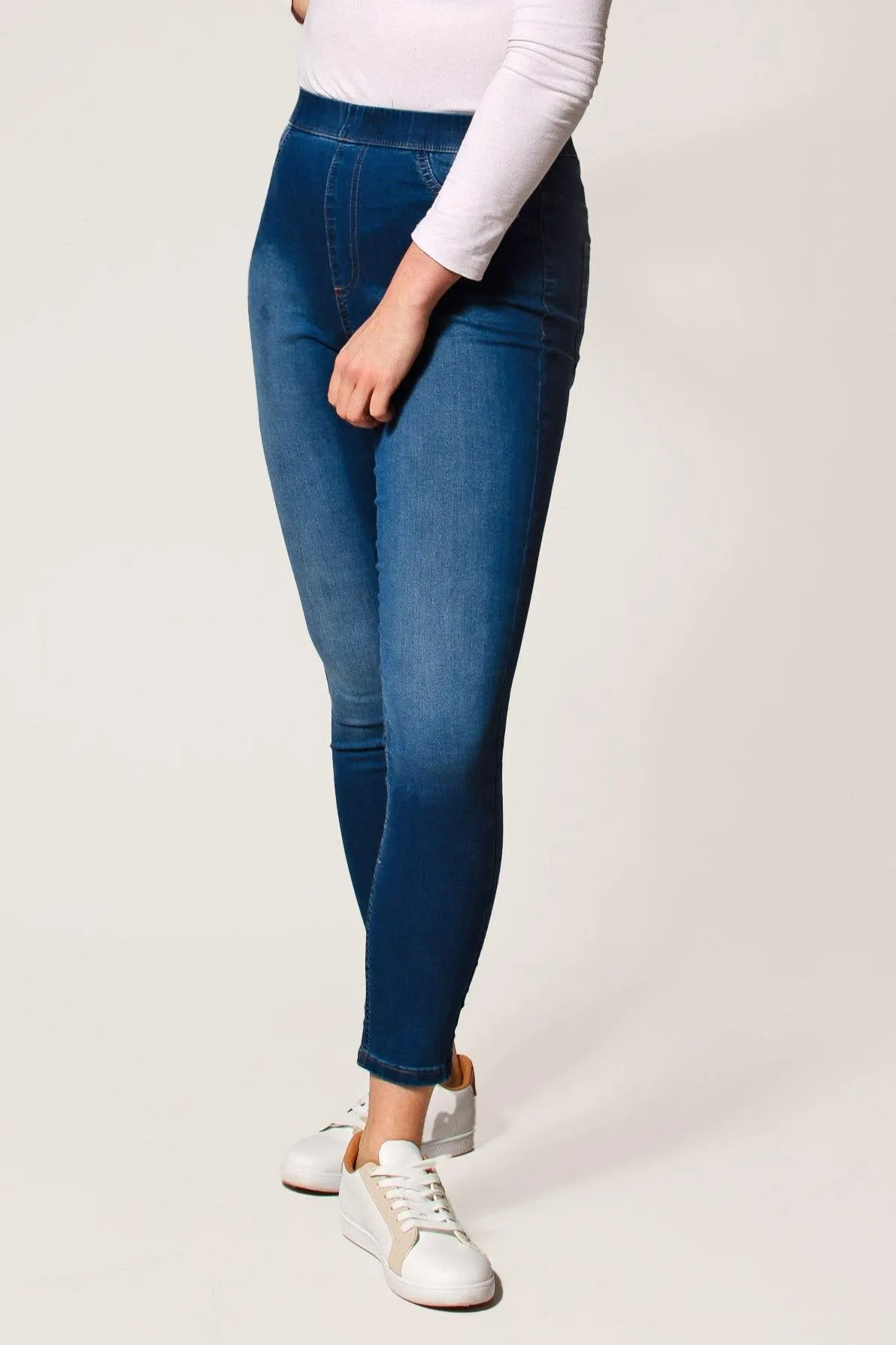 Blue Denim Jeggings Everyday Gym Ready