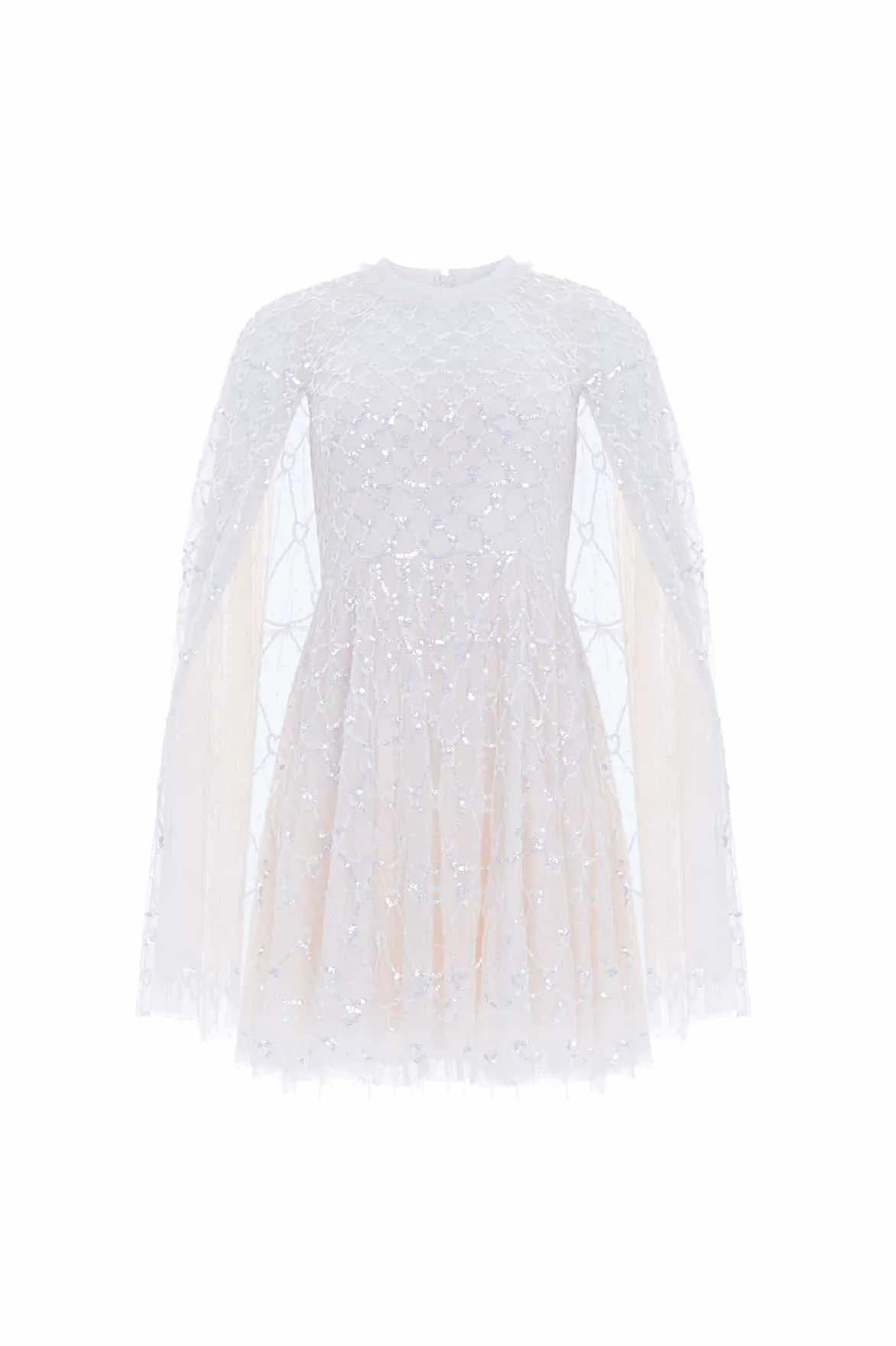 Heart Lattice Micro Mini Dress Chic Layering Perfect Fit