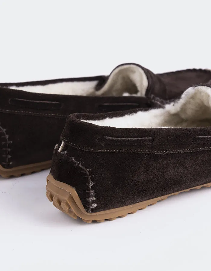 Trip Pic Snow Step Bobble Brown Suede