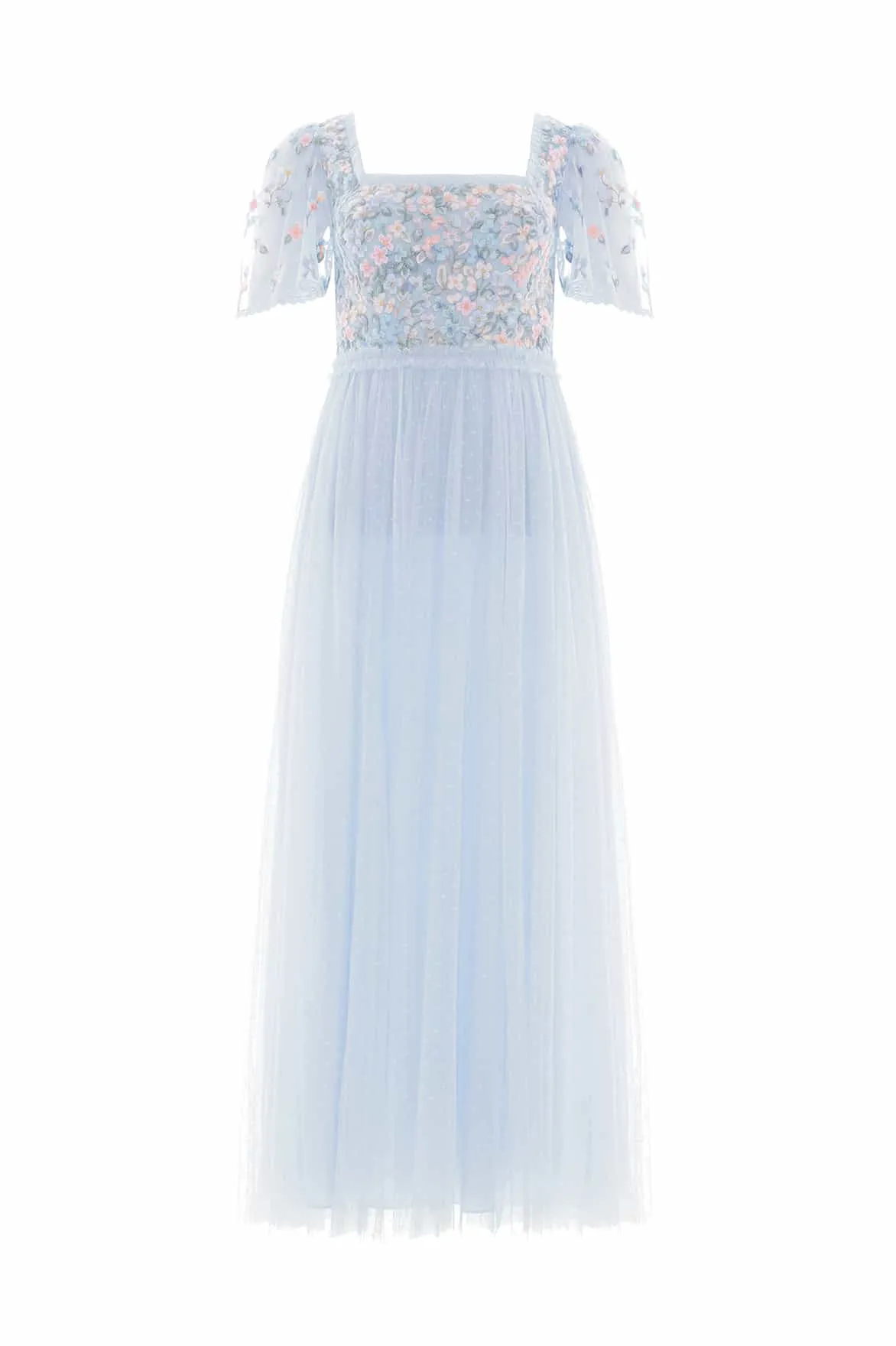 Versailles Ditsy Bodice Ankle Gown Form Flow