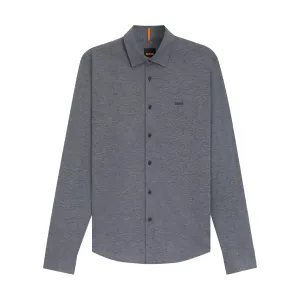 Boss - Mysoft_2 Slim Fit Shirt in Navy Melange Casual Day Wear