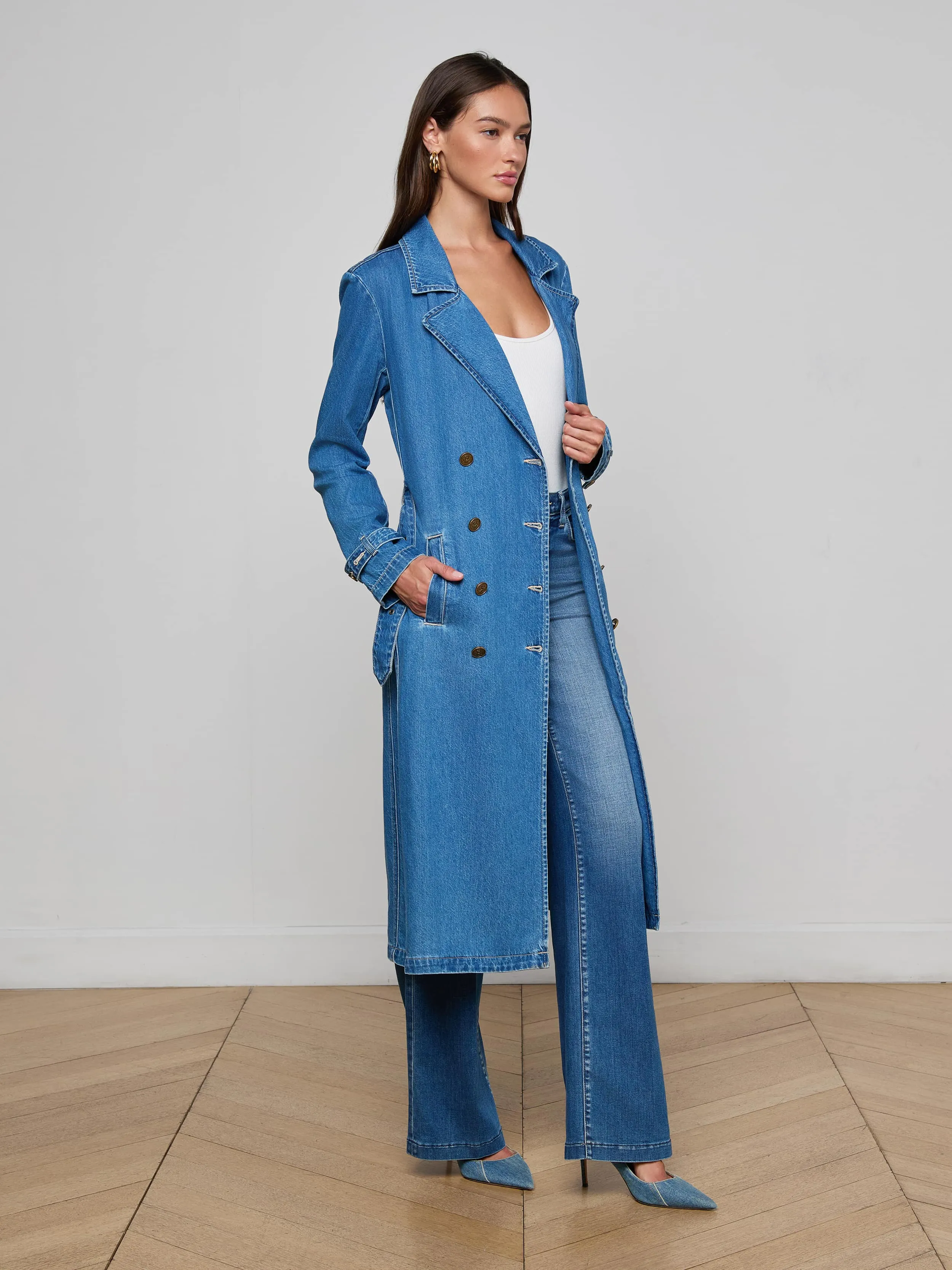 Subtle Look Family Style Elegant Bradley Trench Coat