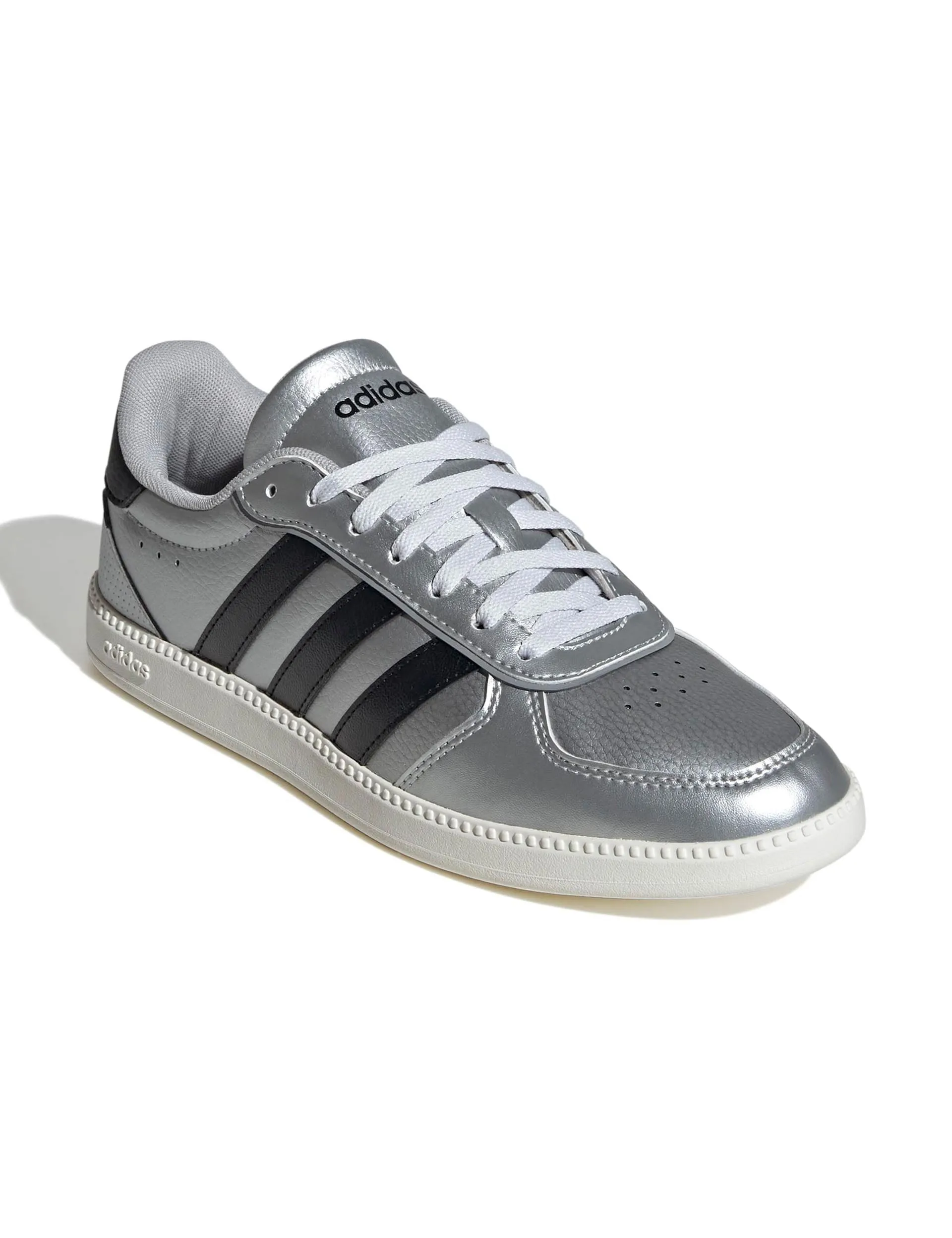 Breaknet Sleek Shoes - Matte Silver/Core Black/Off White Comfort