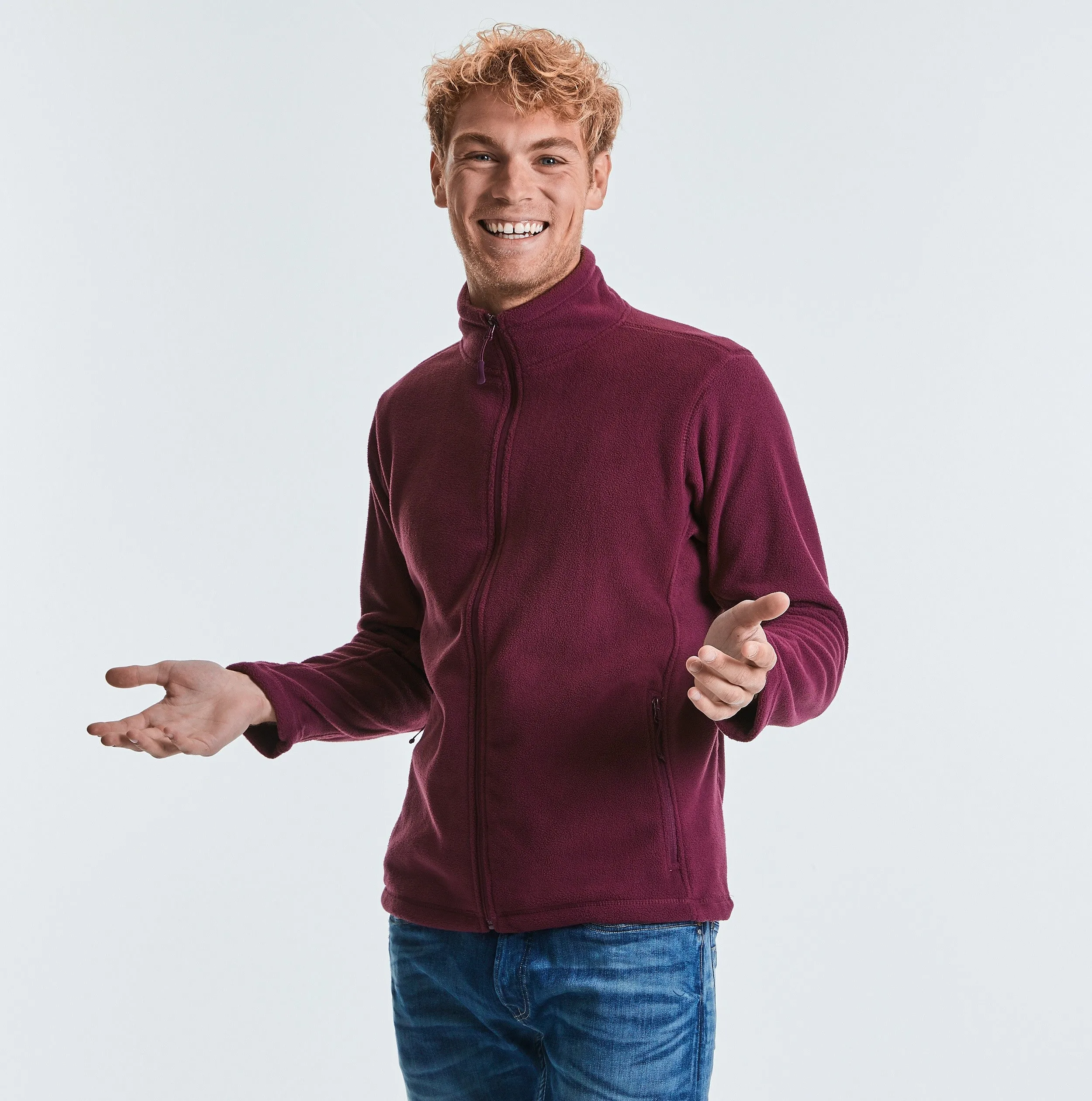 Full Zip Outdoor Fleece | BLACK Snow Park Soft touch finish