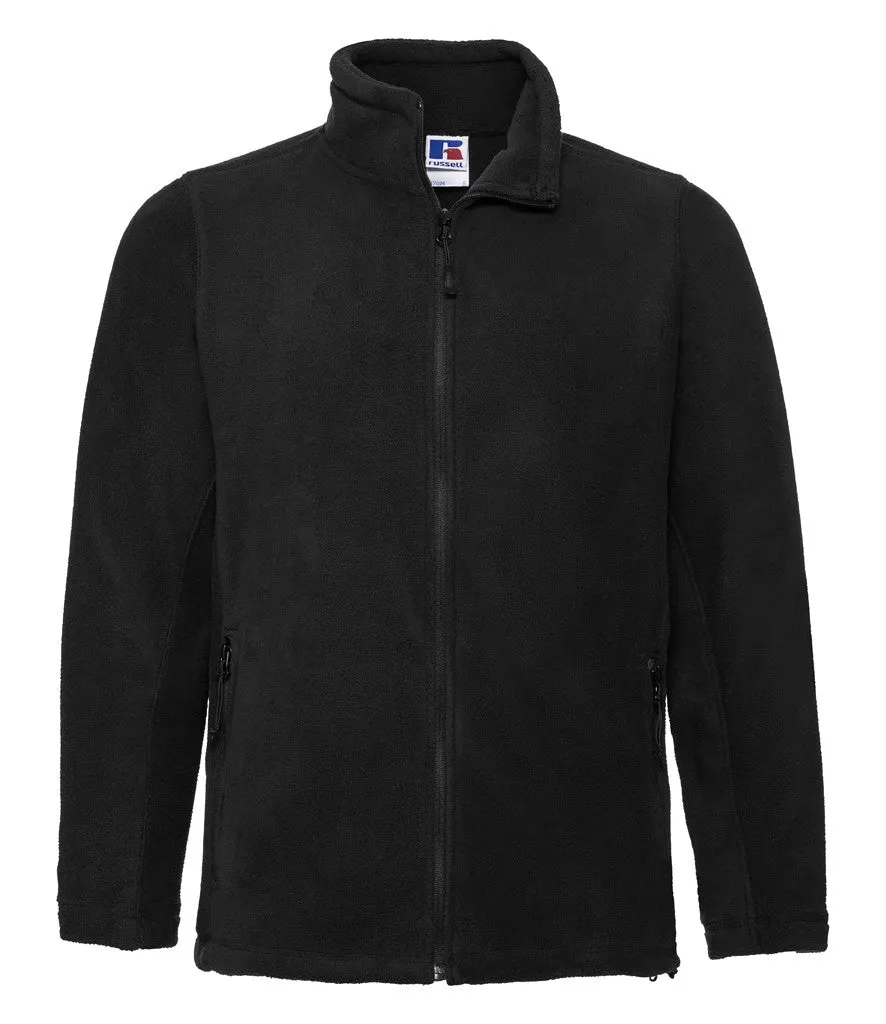 Full Zip Outdoor Fleece | BLACK Minimal Fit