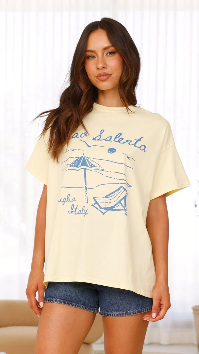 Sun Beam Ciao Salento Tee - Yellow