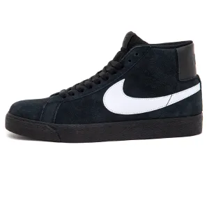 Abrasion Resistant Toe Kids Fun Zoom Blazer Mid (Black / White - Black - Black)
