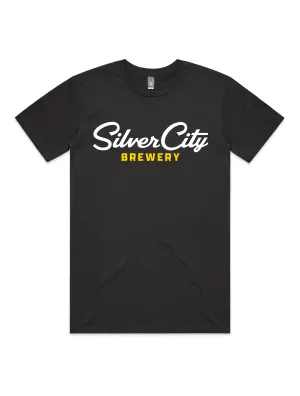 Reversible Design Concept Light Stretch Silver City Brewery ?? Choice Beer ?? Black Tee