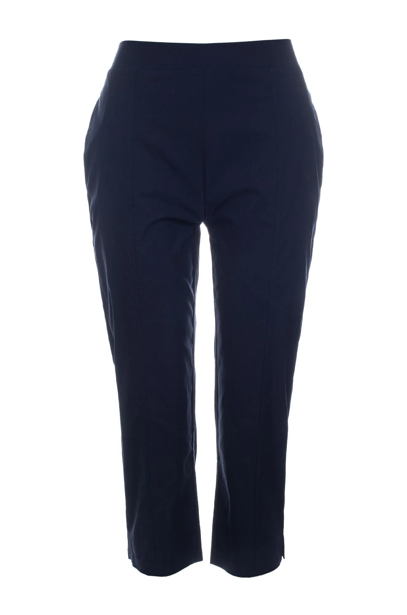 Mid Calf Pants | NAVY | 6721C1 Temperature Regulating Fabric Sporty Comfort Wear
