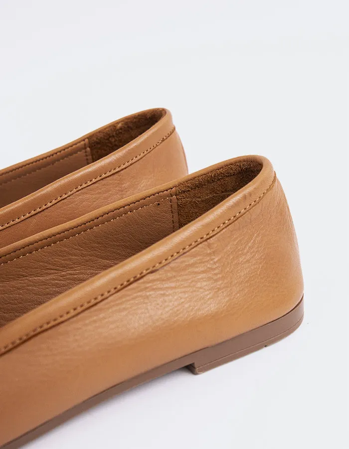 Quiet Sole Brescia Tan Leather