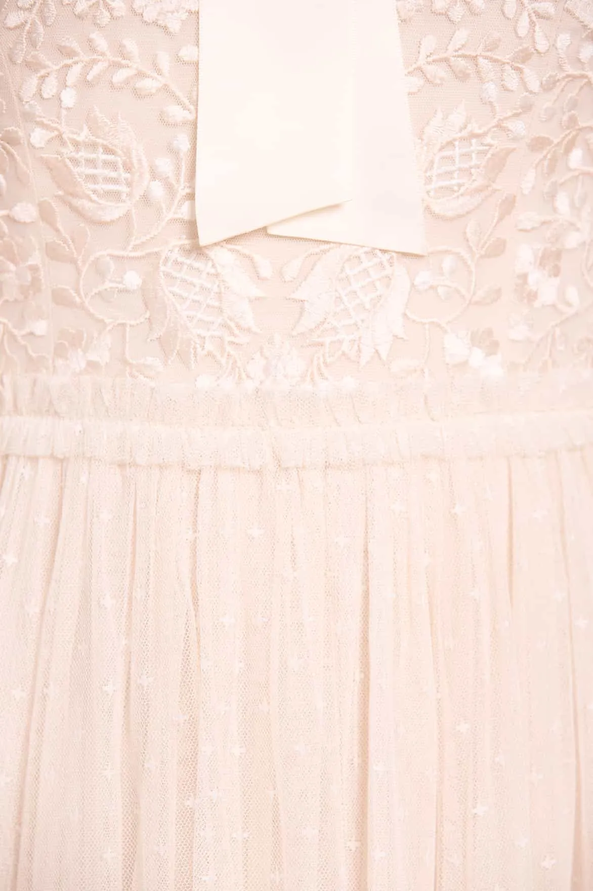 Neutral Base Primrose Bodice Ankle Gown