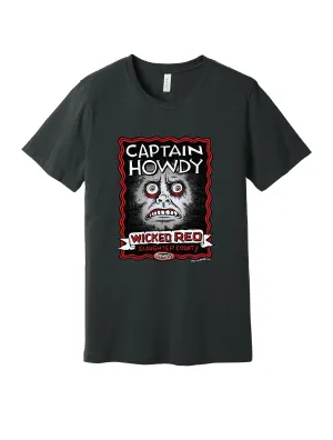 Captain Howdy ?? Dark Grey T-Shirt Short Sleeve Minimal Comfort Style