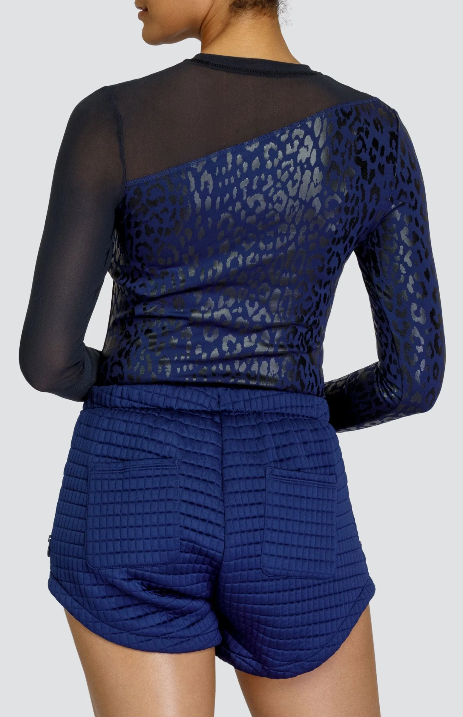 Relaxed Comfort Look Quality Fabric Carly Top - Leopard Foil - FINAL SALE