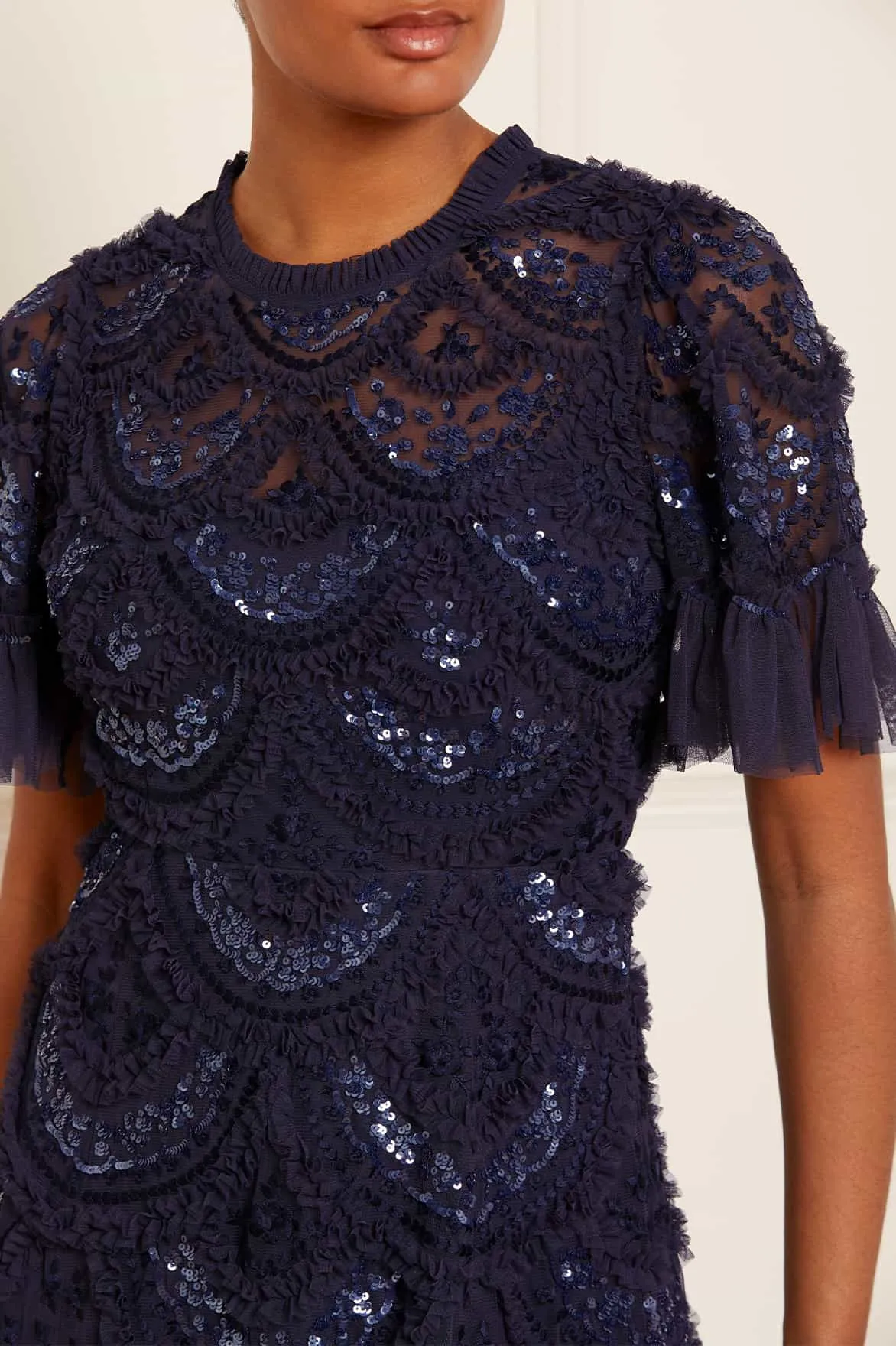 Carmen Ruffle Ankle Gown Flowy casual dress Move Free