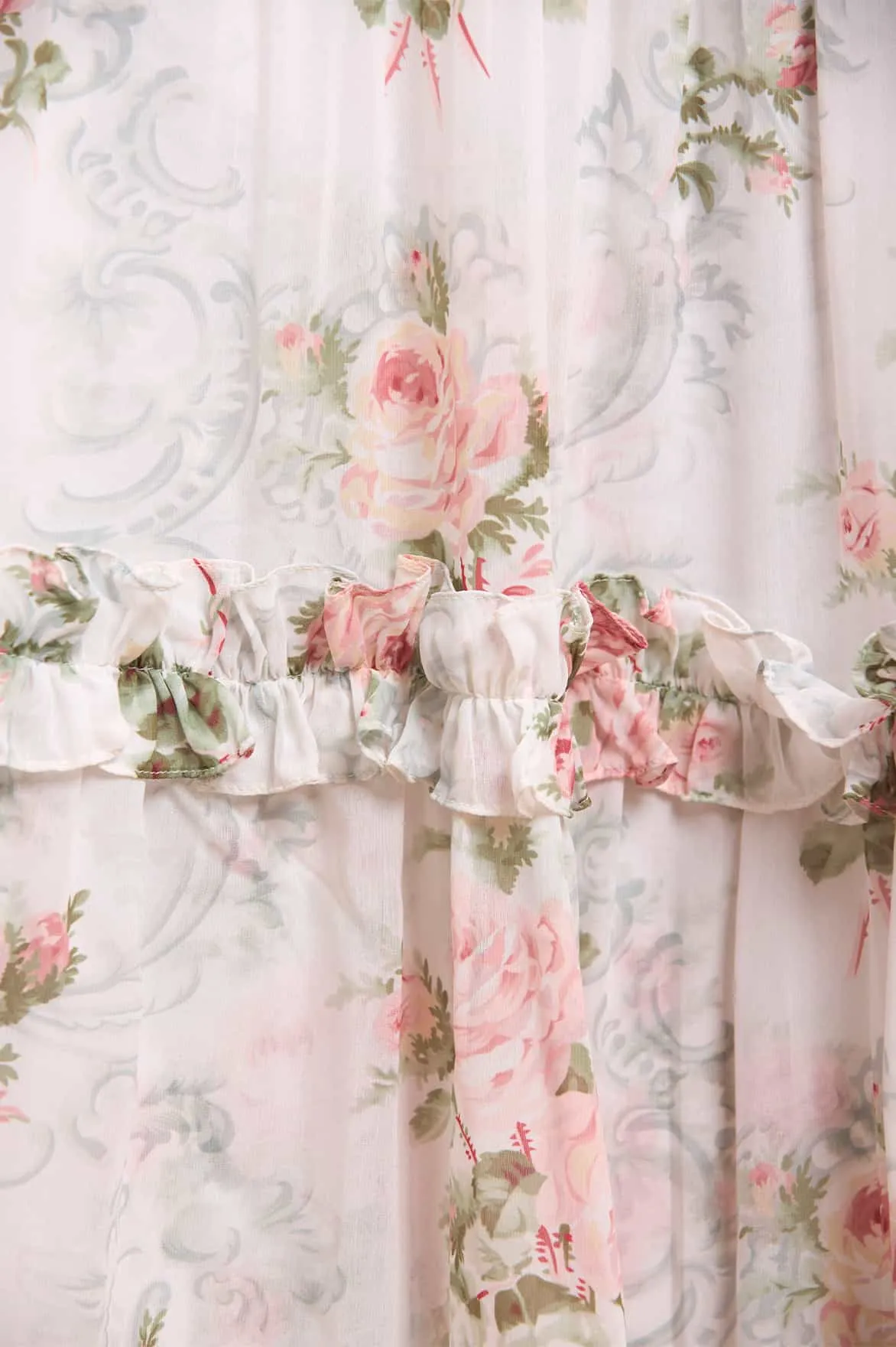 Sheer Light Madame Rose Carla Chiffon Ankle Gown