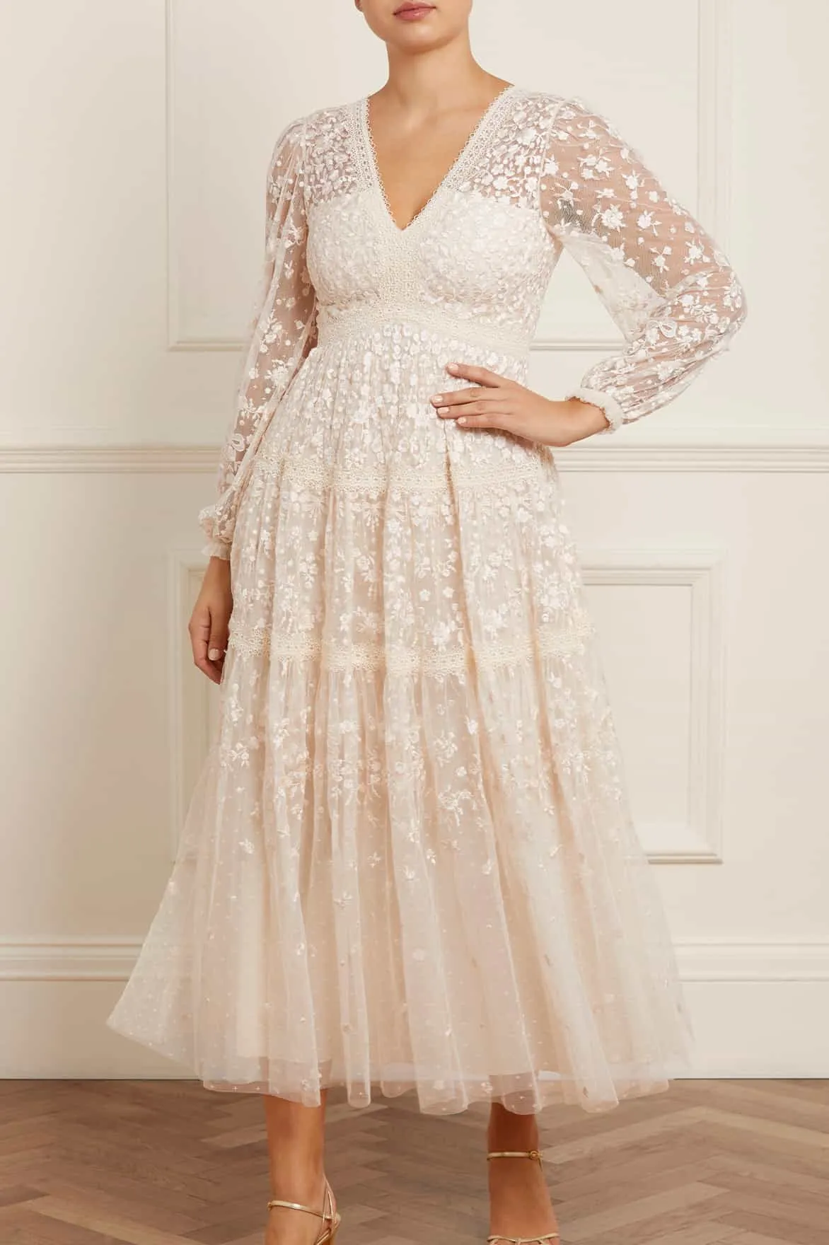 Cool Palette Celestia Ribbon Ankle Gown