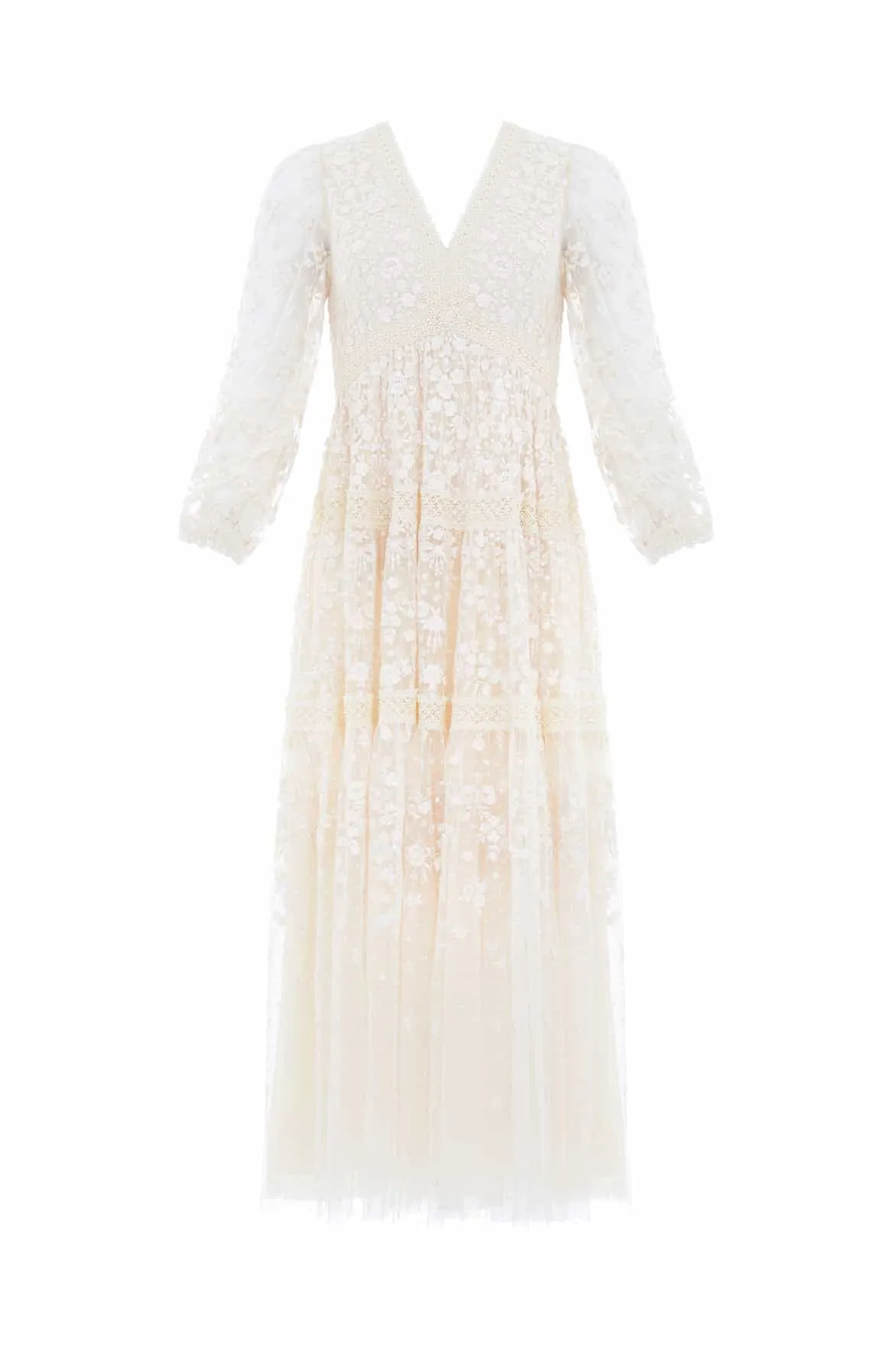 Flattering Layer Celestia Ribbon Ankle Gown