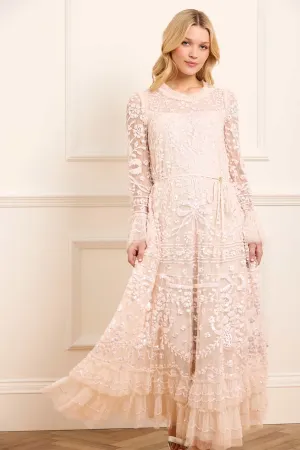 Bright Colors Celia Long Sleeve Ankle Gown