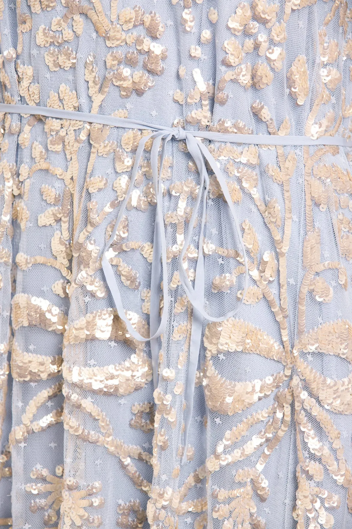 Celia Long Sleeve Ankle Gown Urban Drape