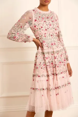 Ribbon Bouquet Midaxi Dress Bold Touches Timeless Beauty