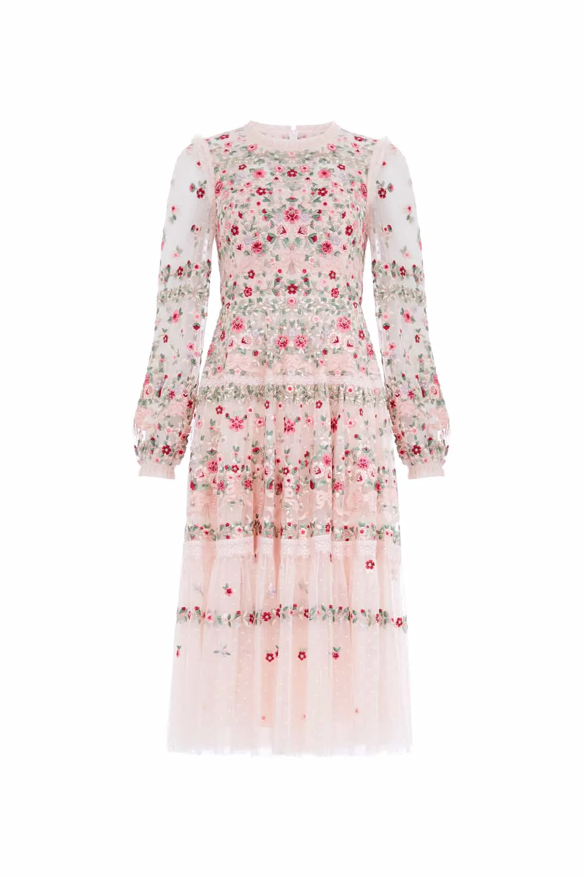 Perfect Mood Ribbon Bouquet Midaxi Dress