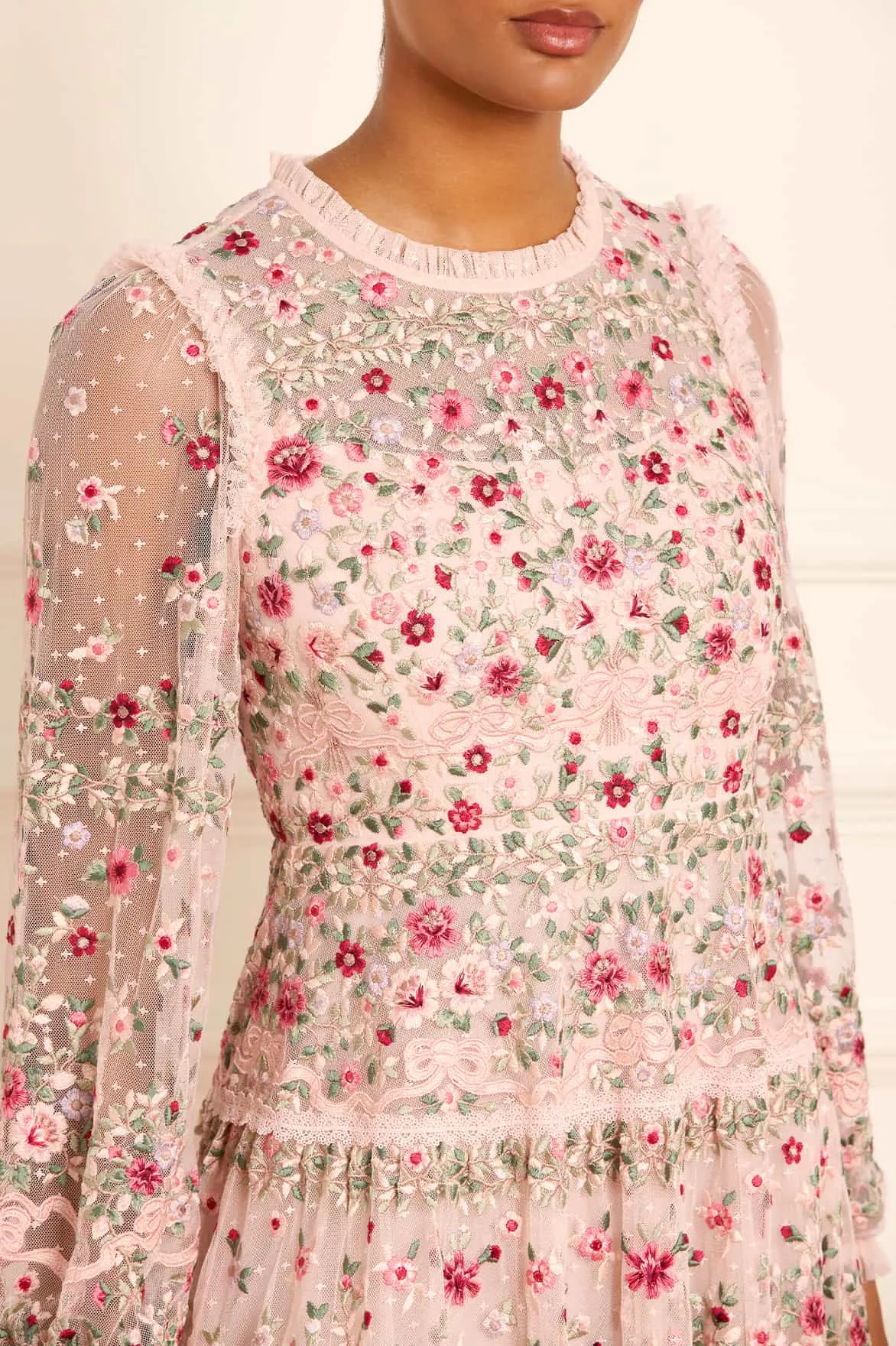 Ribbon Bouquet Midaxi Dress New Mood