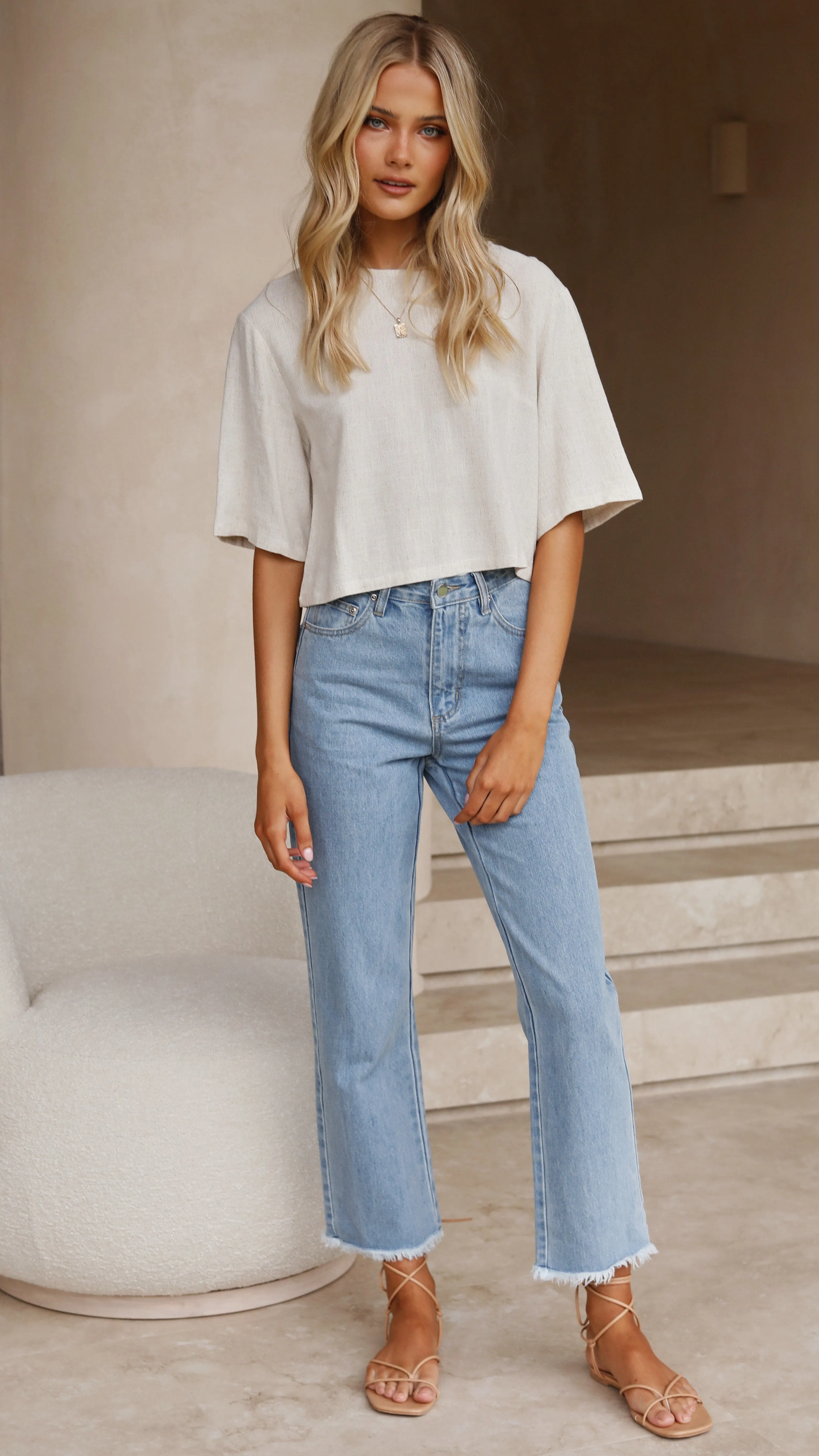 Flash Core Charlotte Top - Natural