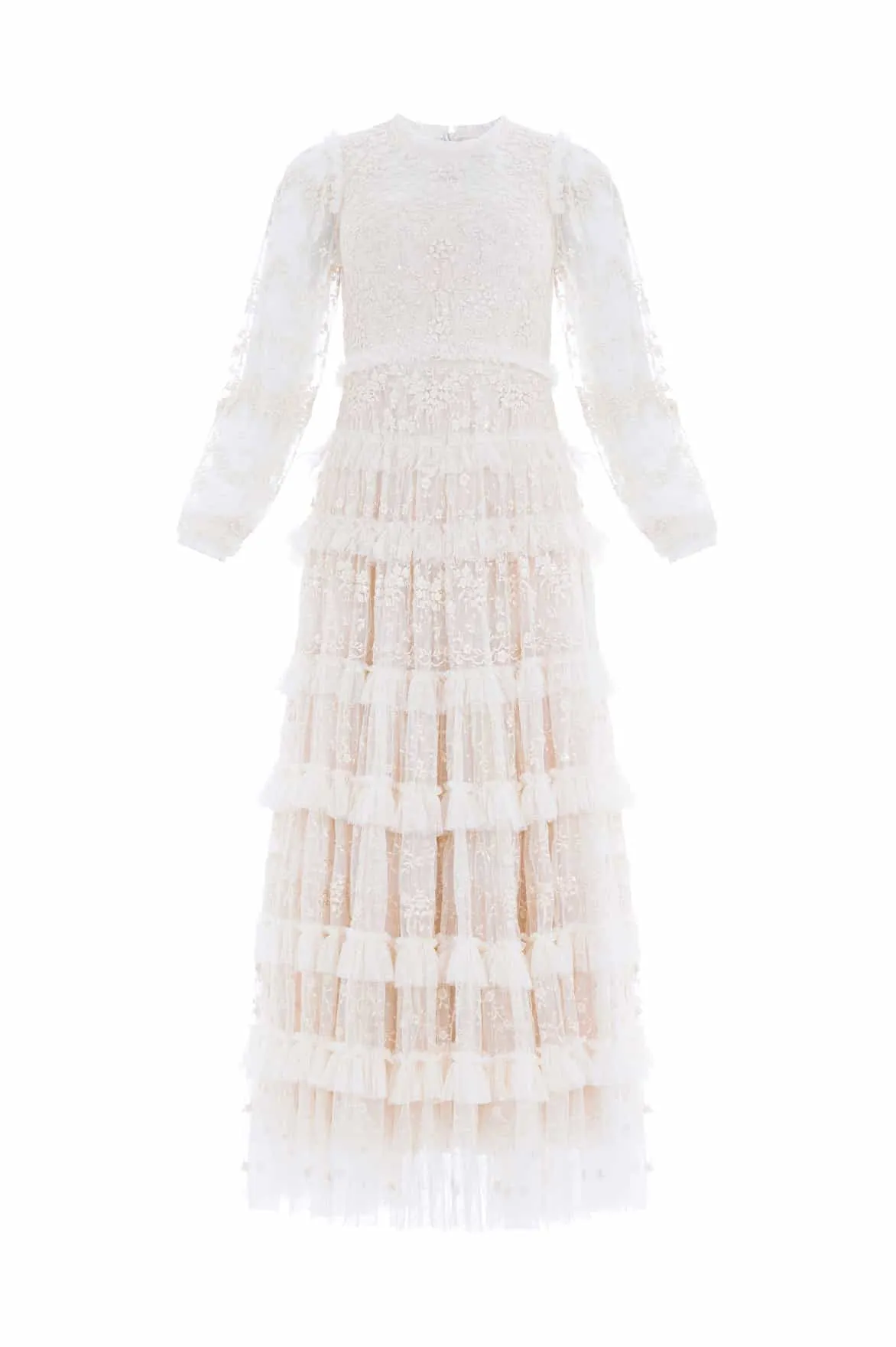 Blossom Lace Ankle Gown Playful and flirty dress