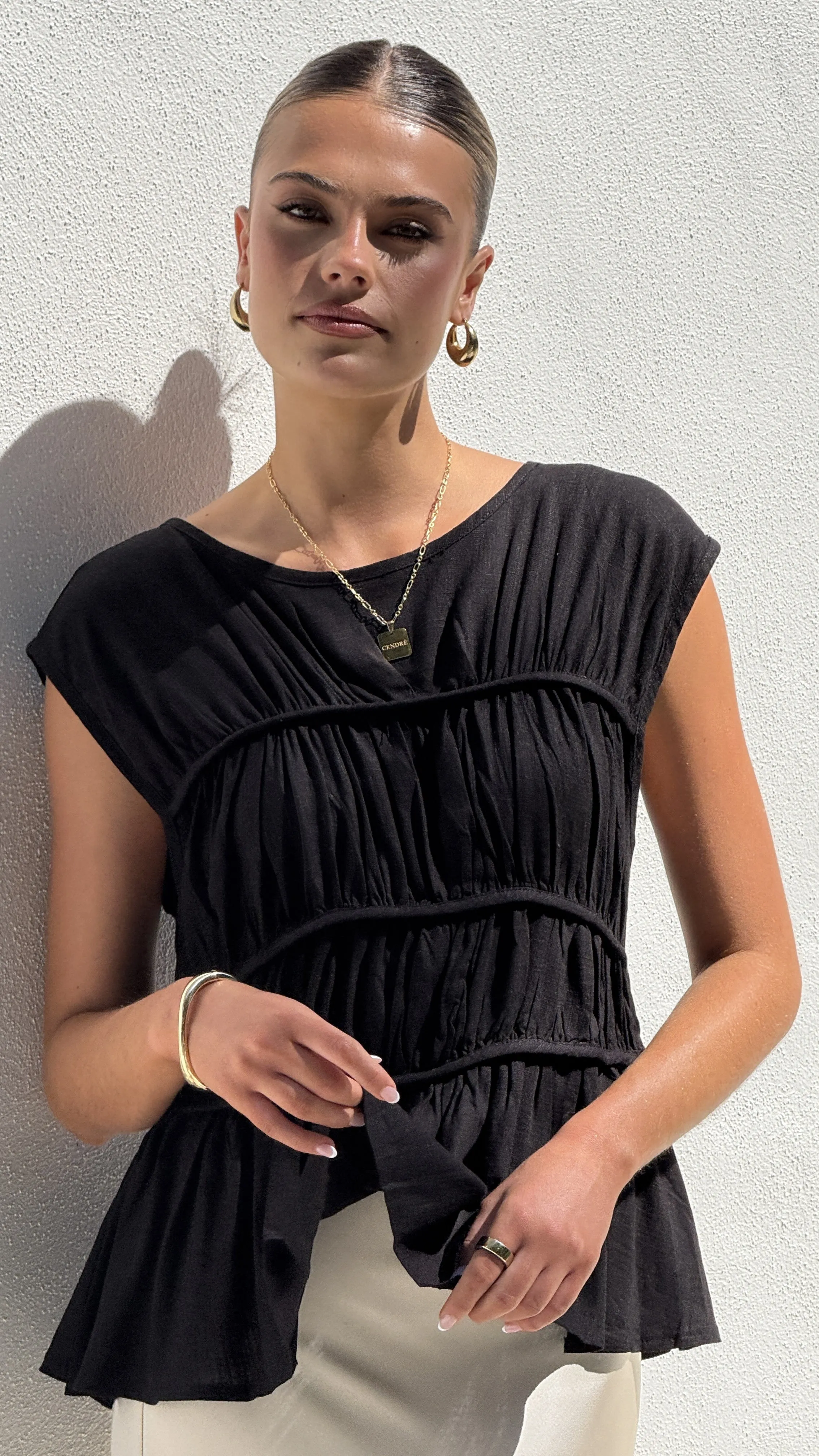 MoistureControlClothing Liora Top - Black