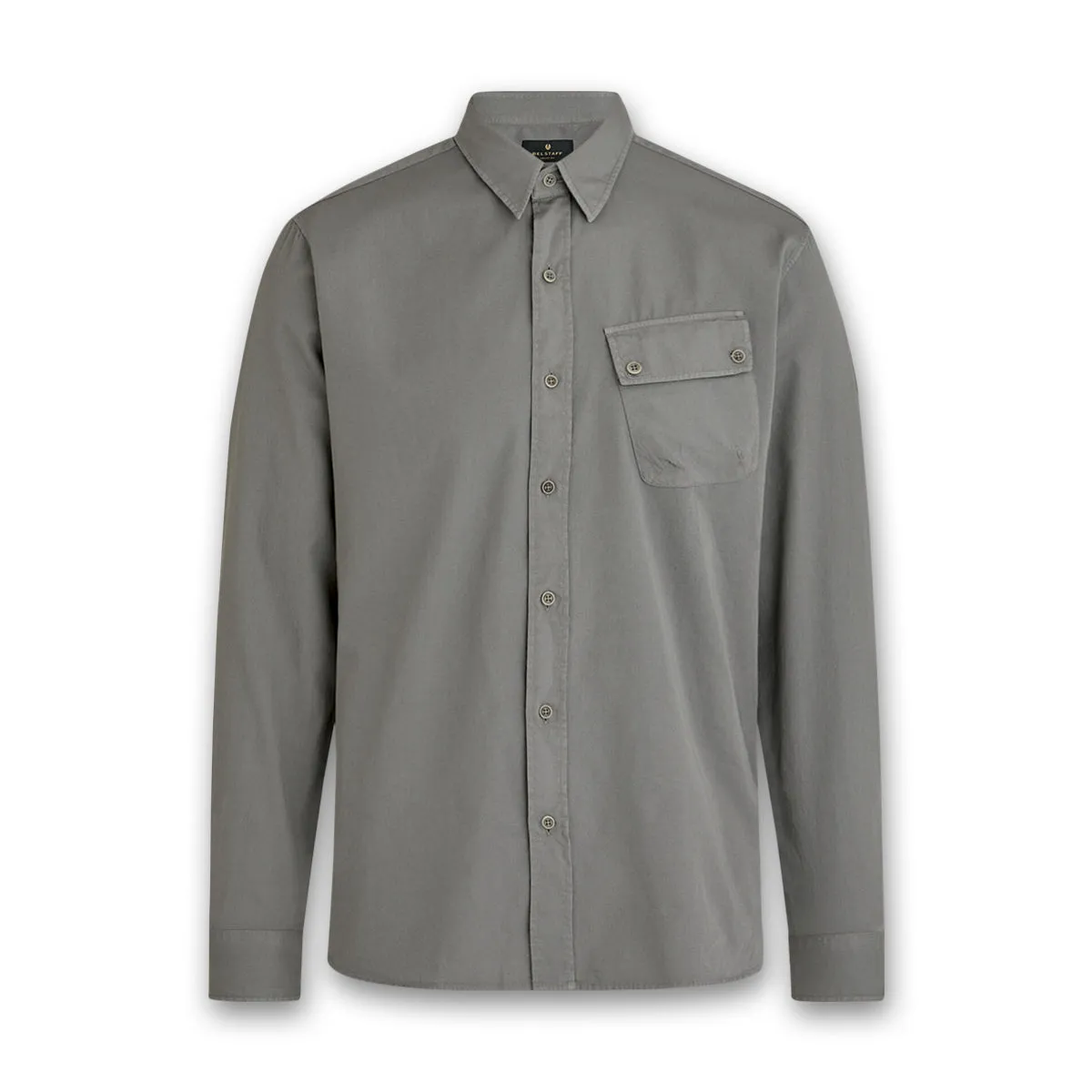 Belstaff - Pitch Twill Shirt in Granite Grey Comfortable Layer
