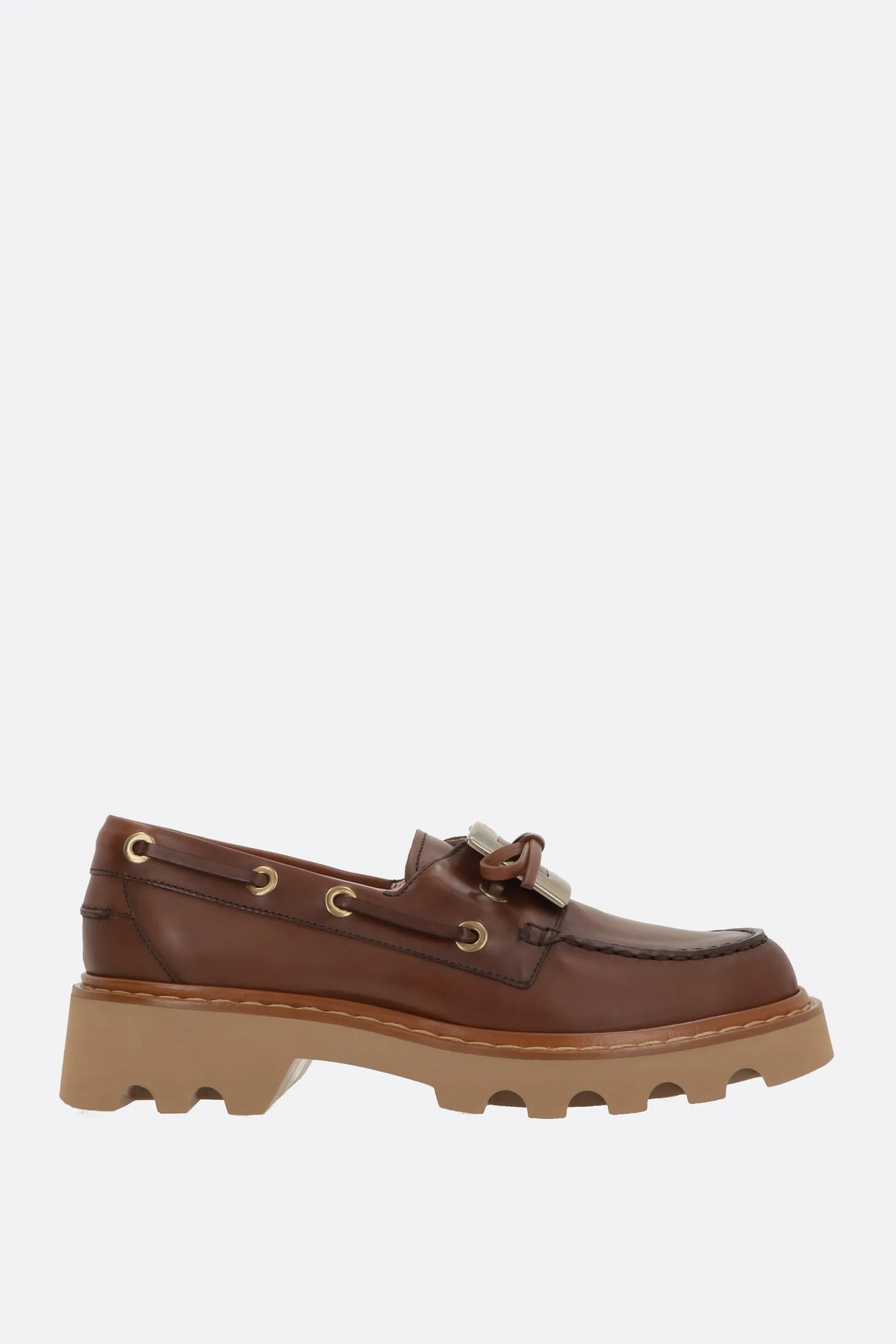 Viv Rangers Truck loafer in leather Slip Off